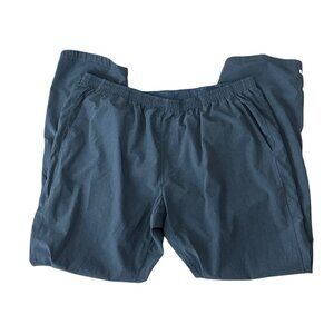 Brooks Men's XL Lightweight Running Pants Gray Straight Leg Inseam 30"